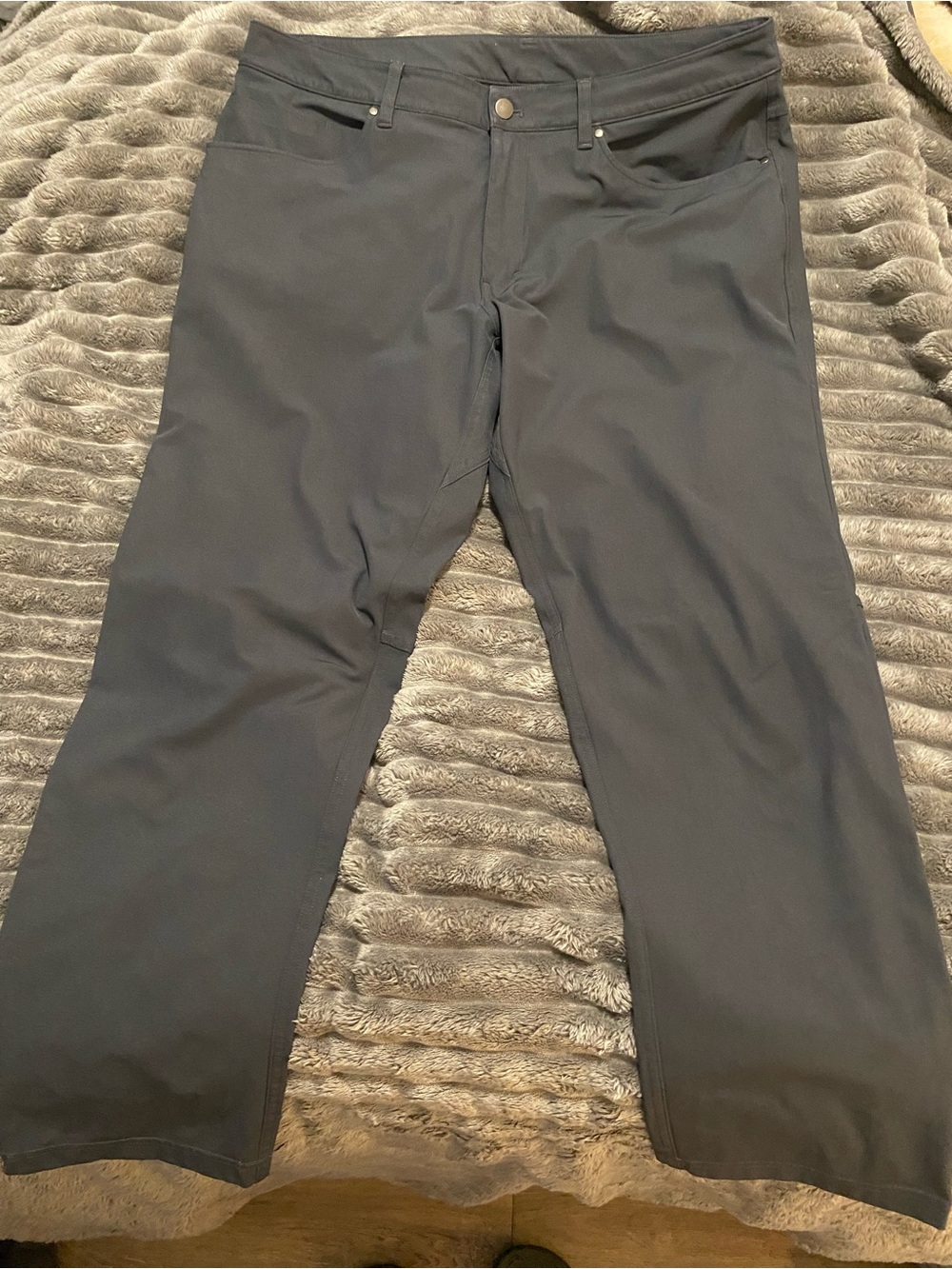 Lululemon Men's Dark Gray Stretch Chinos – Classic Comfort